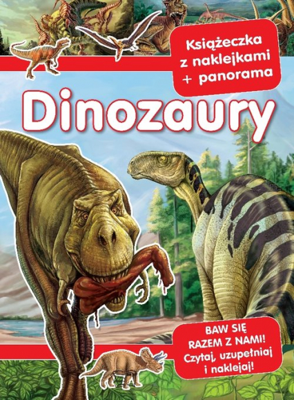 Dinozaury Panoramy z naklejkami