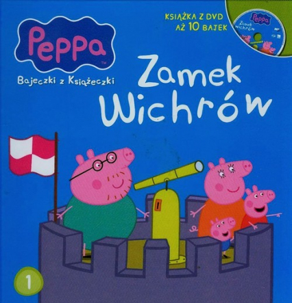Świnka Peppa Bajeczki z książeczki 1 Zamek wichrów + DVD