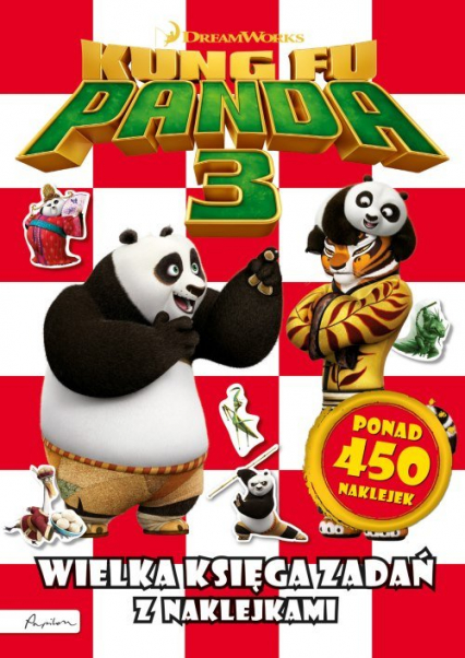 Dream Works Kung Fu Panda 3 Wielka księga zadań z naklejkami