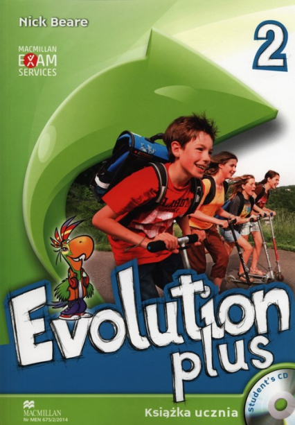 Evolution Plus 2 Książka ucznia z płytą CD Szkoła podstawowa