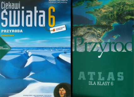 Ciekawi świata 6 Przyroda Podręcznik + Przyroda Atlas