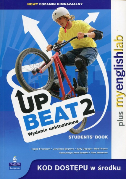 Upbeat 2 Student's Book plus MyEnglishLab Nowy egzamin gimnazjalny Gimnazjum