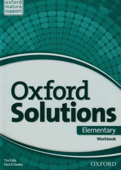 Oxford Solutions Elementary Ćwiczenia Szkoła ponadgimnazjalna