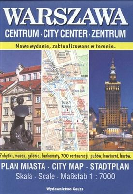 Warszawa Centrum. Plan miasta 1:7000 wyd. 7