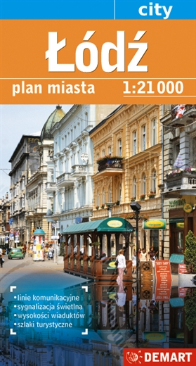 Łódź plan miasta 1:21 000