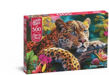 Puzzle 500 CherryPazzi Reclining Leopard 20166