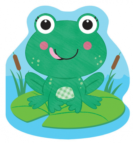 Mała żabka. Zabawa w kąpieli. Książeczka kąpielowa