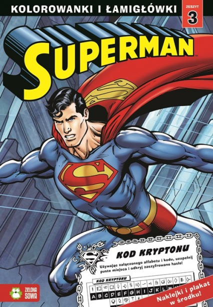 Superman Kolorowanki i łamigłówki Część 3