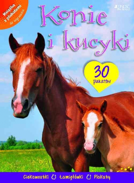 Konie i kucyki Książka z plakatami