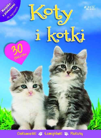 Koty i kotki Książka z plakatami