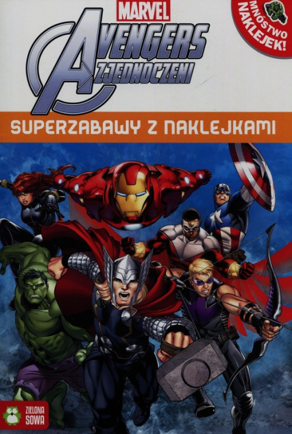 Superzabawy z naklejkami Avengers Zjednoczeni