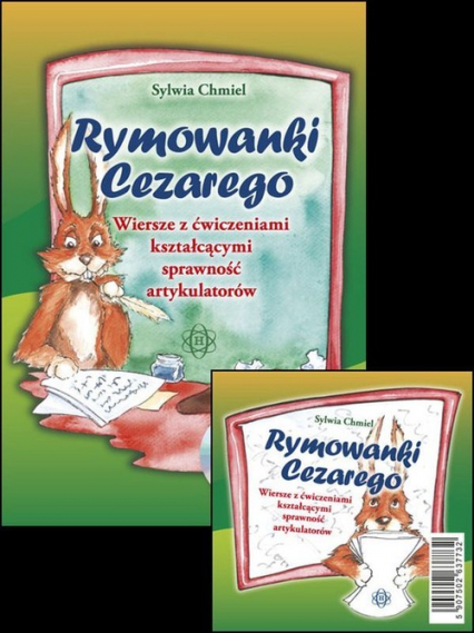 Rymowanki Cezarego z płytą CD Wiersze z ćwiczeniami kształcącymi sprawność artykulatorów