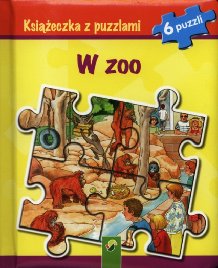 Książeczka z puzzlami W zoo 6 puzzli