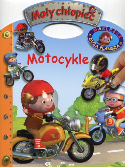 Mały chłopiec Motocykle Naklejki Duża plansza