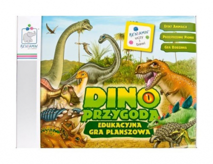 Dino Przygoda Edukacyjna gra planszowa