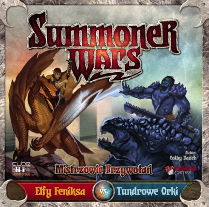 Summoner Wars Elfy Feniksa vs Tundrowe Orki