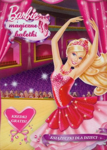 Zestaw Barbie i magiczne baletki Książeczki + kredki