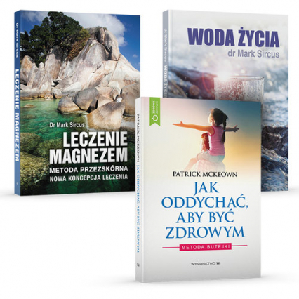 Leczenie magnezem / Woda życia / Jak oddychać aby być zdrowym Pakiet