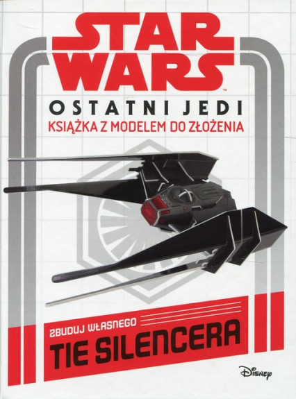 Star Wars Ostatni Jedi Książka z modelem do złożenia Zbuduj własnego Tie Silencera