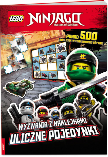 Lego Ninjago Wyzwania z naklejkami Uliczne pojedynki SAC-701