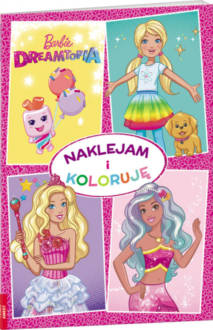 Barbie Naklejam i koloruję NAK-102