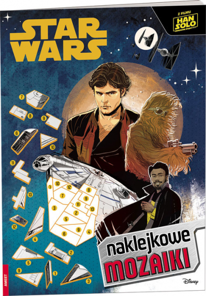 Han Solo Gwiezdne wojny - historie Naklejkowe Mozaiki MOZ-3
