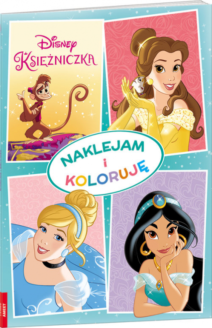 Disney Księżniczka Naklejam I Koloruję NAK-7