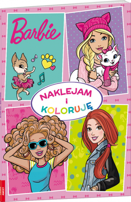 Barbie Naklejam i koloruję NAK-103