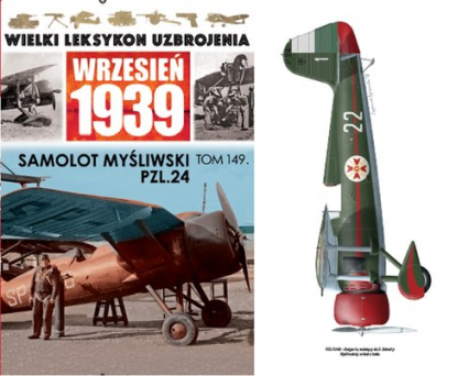 Wielki Leksykon Uzbrojenia Wrzesień 1939 Tom 149 Samolot myśliwski PZL.24
