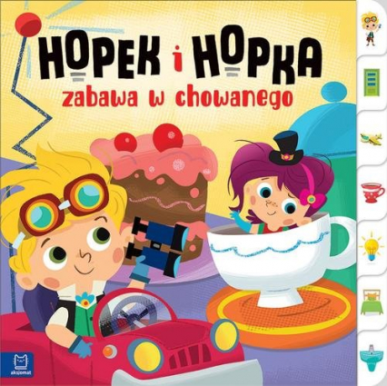 Hopek i Hopka zabawa w chowanego Interaktywna książeczka dla dzieci