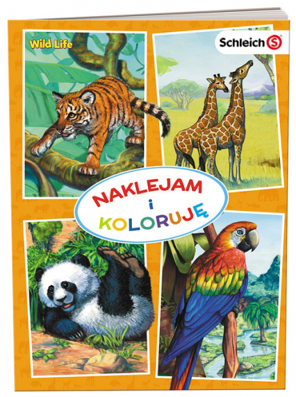 Schleich Wild Life Naklejam i koloruję NAK-8101