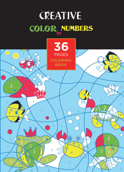 Książeczka do kolorowania Color by Numbers