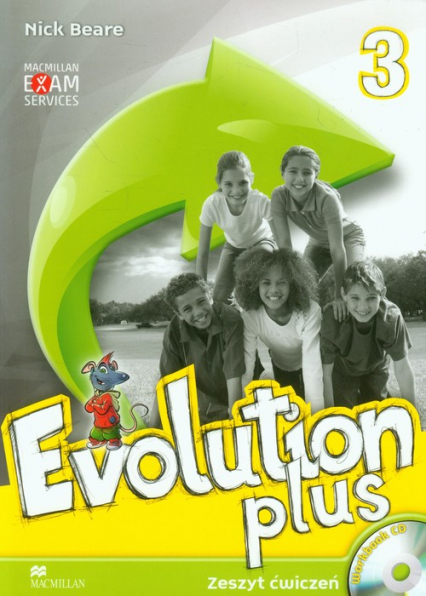 Evolution Plus 3 Zeszyt ćwiczeń z płytą CD Szkoła podstawowa