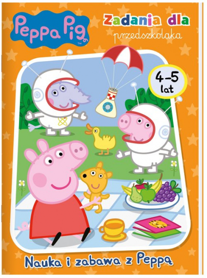 Peppa Pig Zadania dla przedszkolaka Nauka i zabawa z Peppą 4-5 lat.