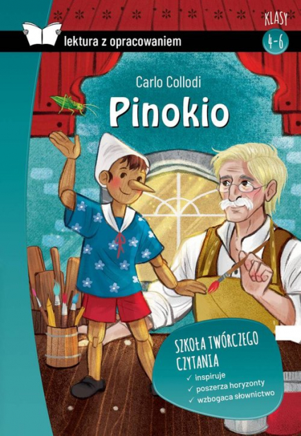 Pinokio Lektura z opracowaniem Klasy 4-6 Szkoła podstawowa