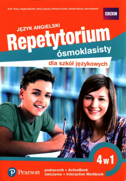 Repetytorium ósmoklasisty dla szkół językowych Język angielski 4w1 podręcznik + ActiveBook + ćwiczenia + Interactive Workbook. Poziom A2+/B1