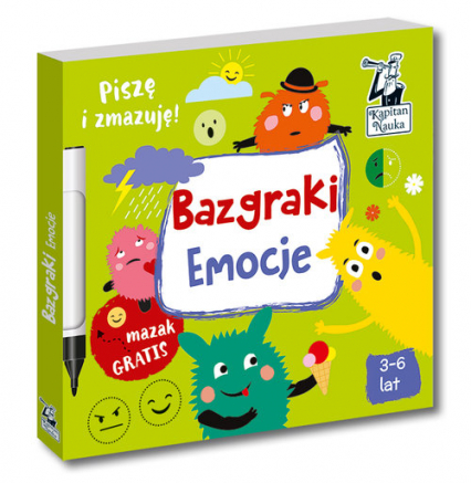 Bazgraki Emocje 3-6 lat Kapitan Nauka