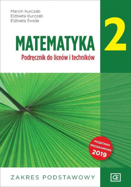 Matematyka 2 Podręcznik Zakres podstawowy Szkoła ponadpodstawowa