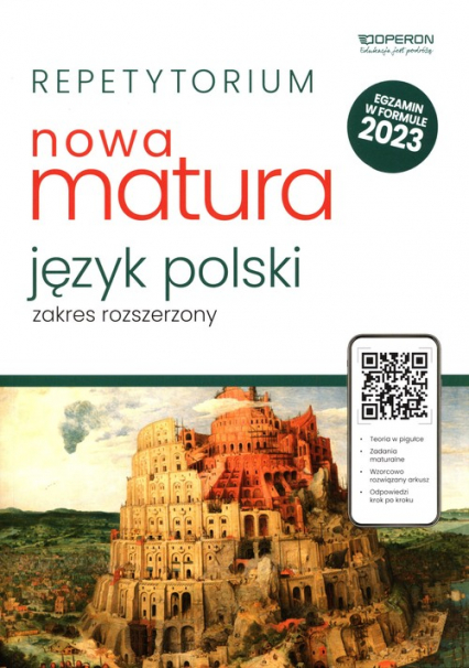 Nowa Matura 2023 Język polski Repetytorium Zakres rozszerzony Szkoła ponadpodstawowa