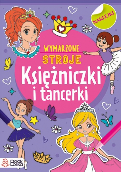 Księżniczki i tancerki Kolorowanki z naklejkami