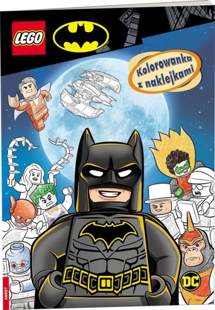 Lego Batman Kolorowanka z naklejkami