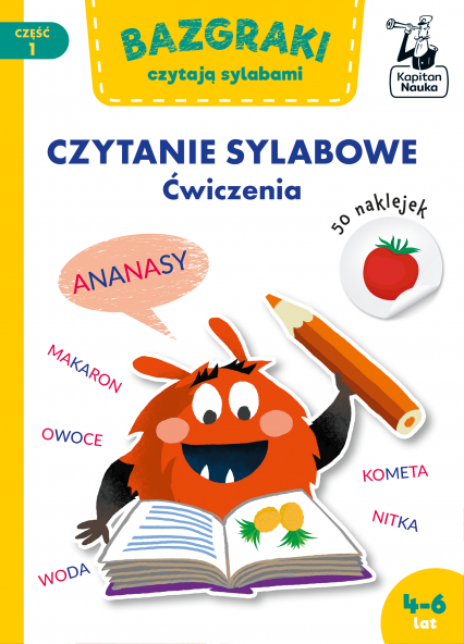 Bazgraki czytają sylabami Czytanie sylabowe Ćwiczenia