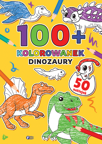 100+ Kolorowanek Dinozaury