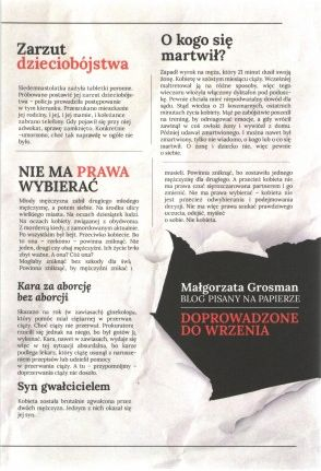 Doprowadzone do wrzenia. Blog pisany na papierze