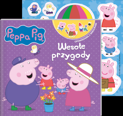 Wakacyjne przygody. Świnka Peppa. Opowiadania z naklejkami