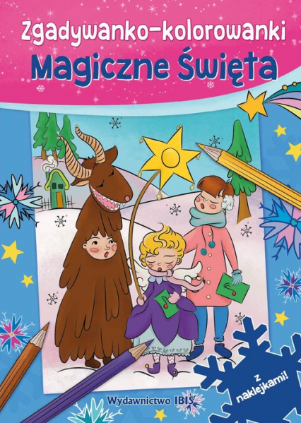 Zgadywanko-kolorowanki Magiczne święta + naklejki