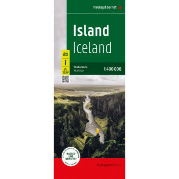 Mapa Islandia 1:400 000