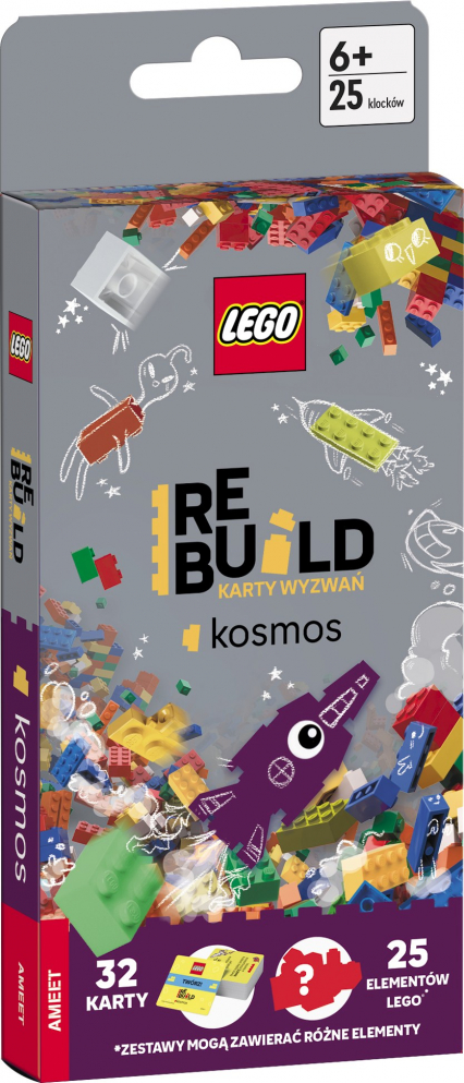 Lego Books Rebuild karty wyzwań Kosmos ACP-6602